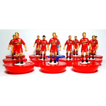 Subbuteo Andrew Table Soccer Belgium Euro 1984 on Classic Hasbro bases